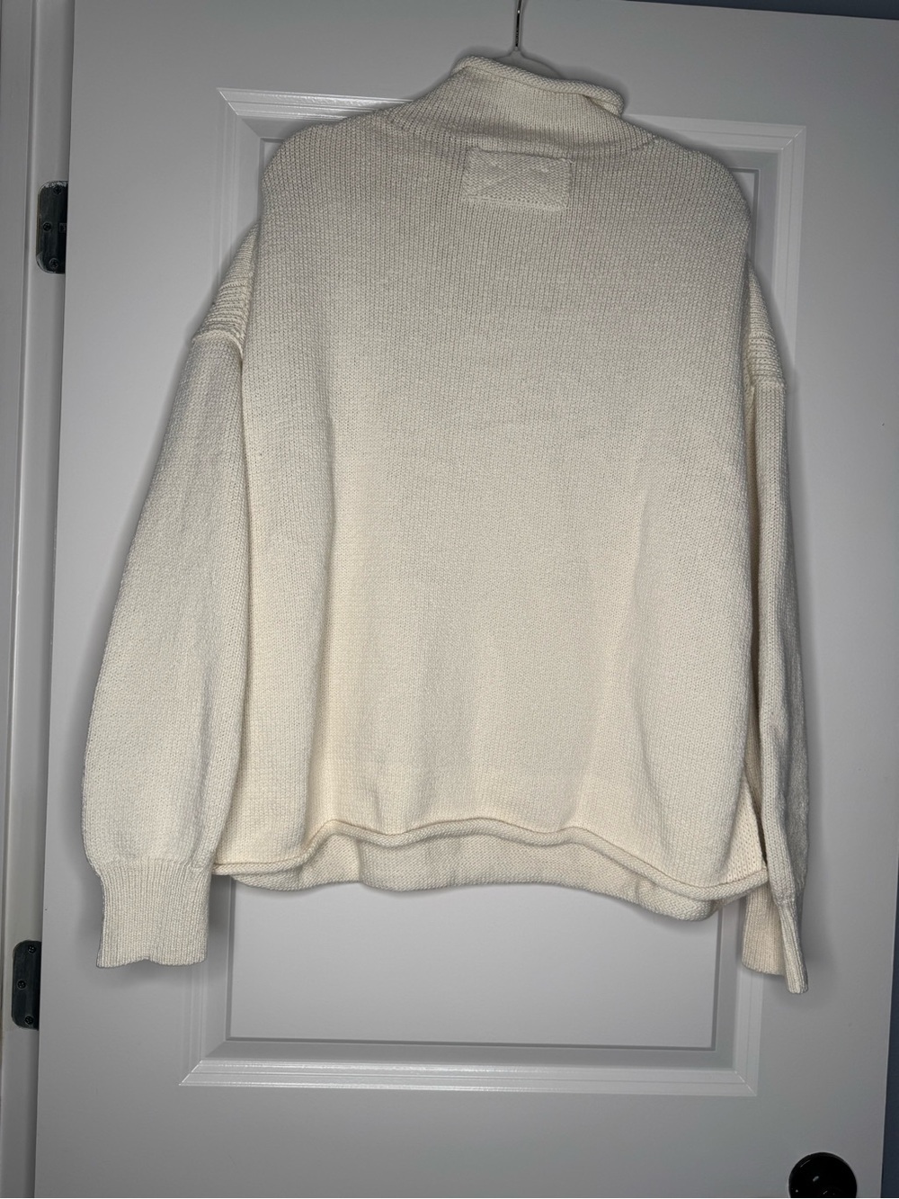 NWT Free People Torres Roll Neck Sweater in Sugar Swizzle - Picture 10 of 12